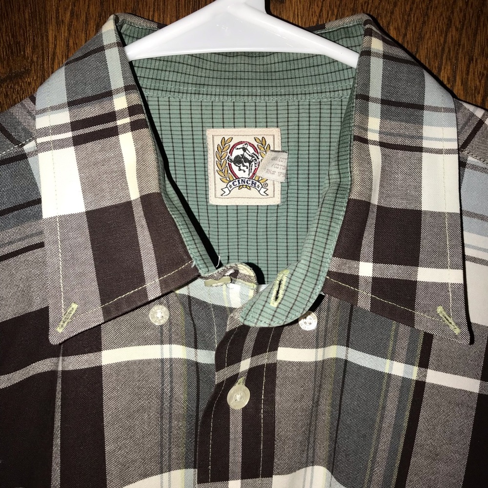 Cinch shirt men’s like new long sleeved